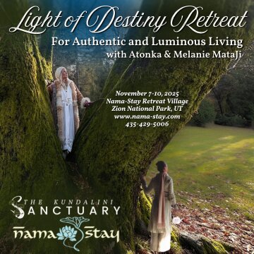 Light of Destiny Retreat with Melanie MataJi at Zion National Park. Yoga and meditation by The Kundalini Sanctuary, November 7-10, 2025.